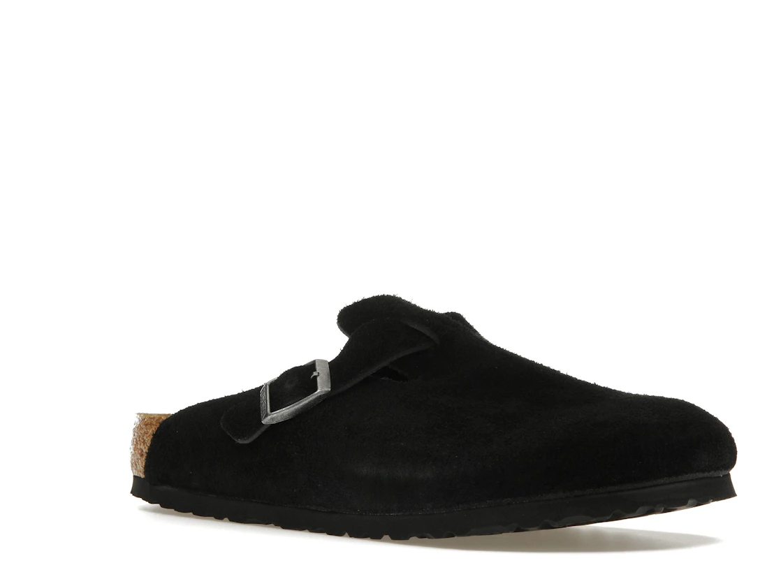 Birkenstock Boston Suede Black
