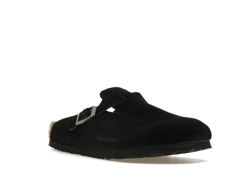 Birkenstock Boston Suede Black