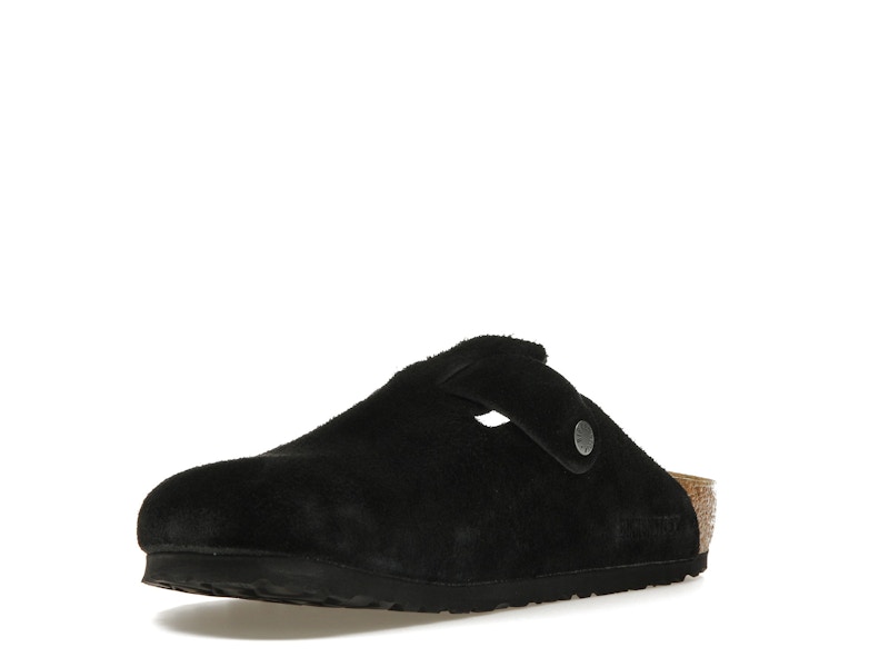 Birkenstock Boston Suede Black