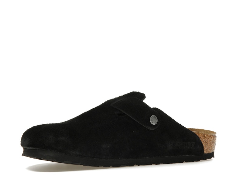 Birkenstock Boston Suede Black