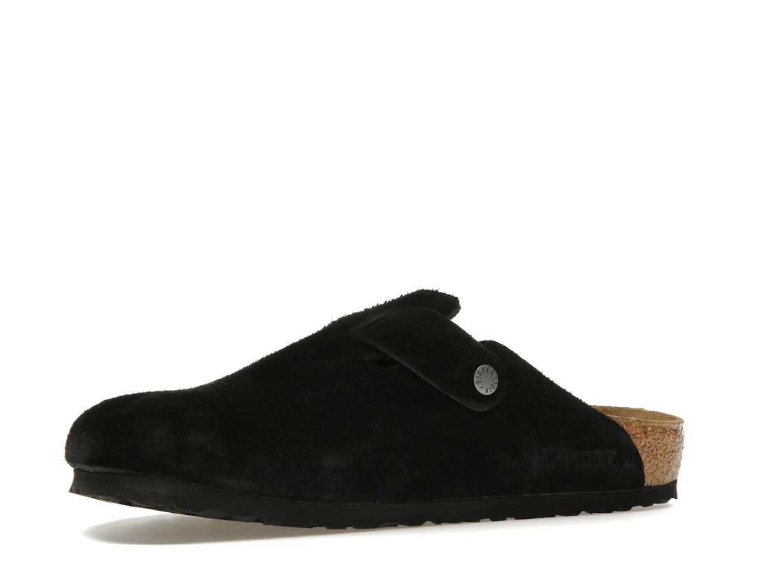 Birkenstock Boston Suede Black