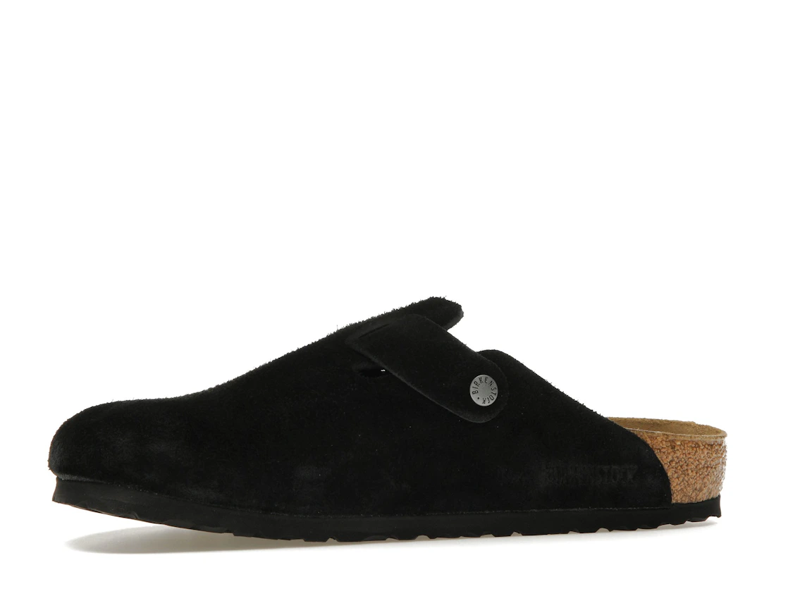 Birkenstock Boston Suede Black