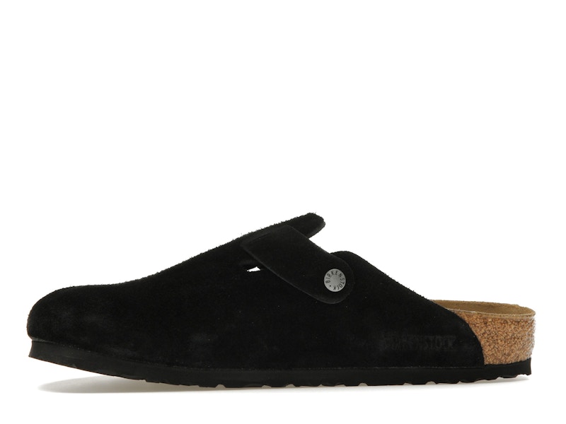 Birkenstock Boston Suede Black
