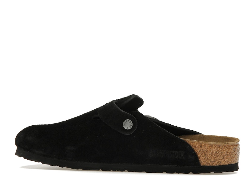 Birkenstock Boston Suede Black