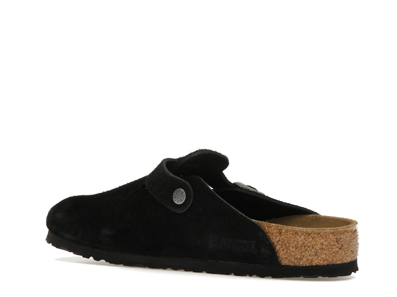 Birkenstock Boston Suede Black