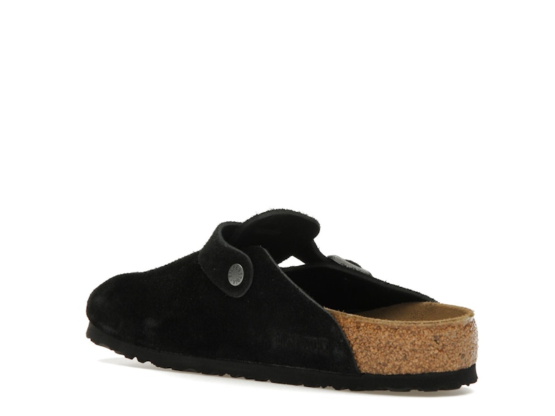 Birkenstock Boston Suede Black