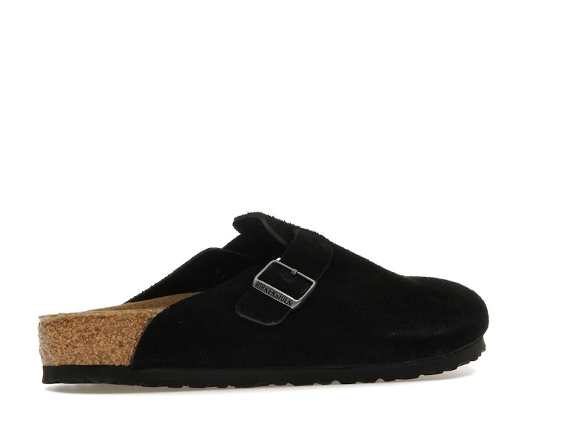 Birkenstock Boston Suede Black