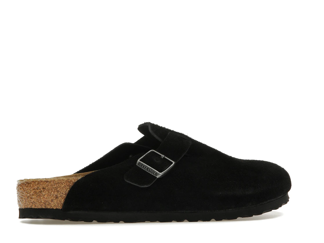 Birkenstock Boston Suede Black