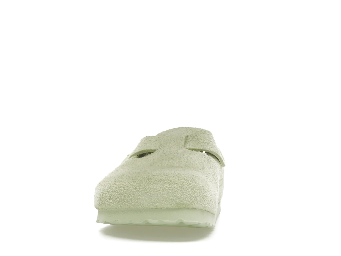 Birkenstock Boston Suede Faded Lime