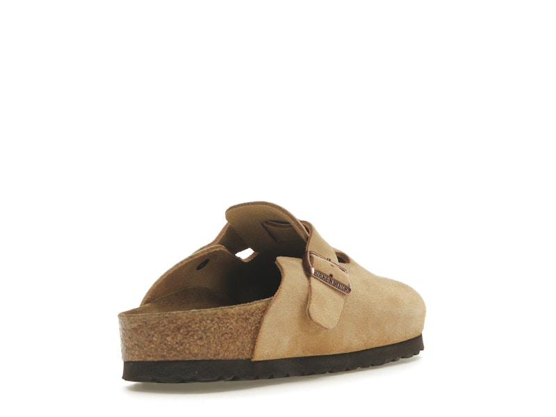 Birkenstock Boston Suede Latte Cream
