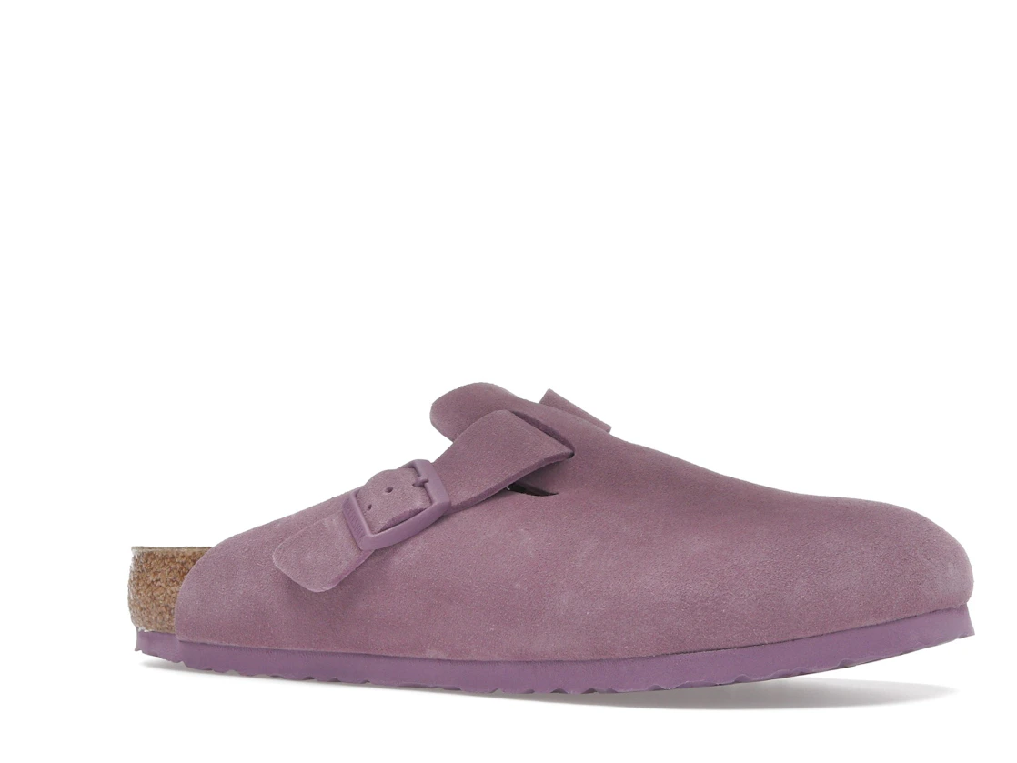Birkenstock Boston Suede Leather Mauve