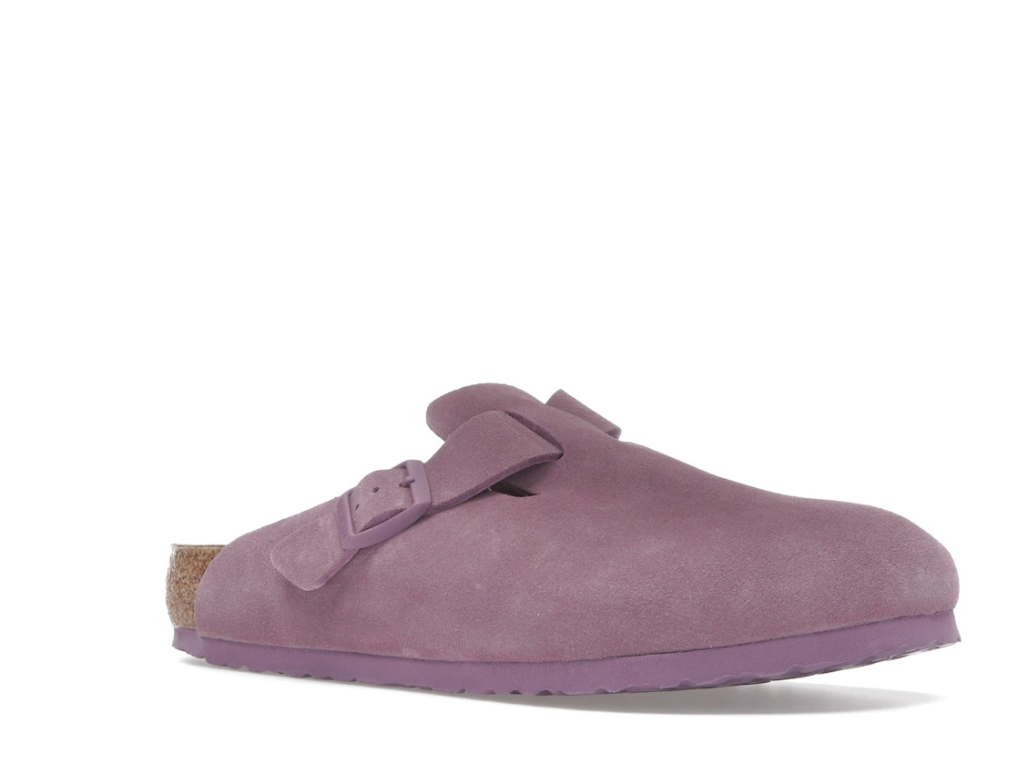 Birkenstock Boston Suede Leather Mauve