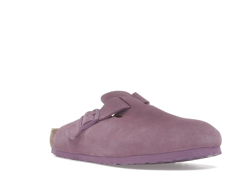 Birkenstock Boston Suede Leather Mauve