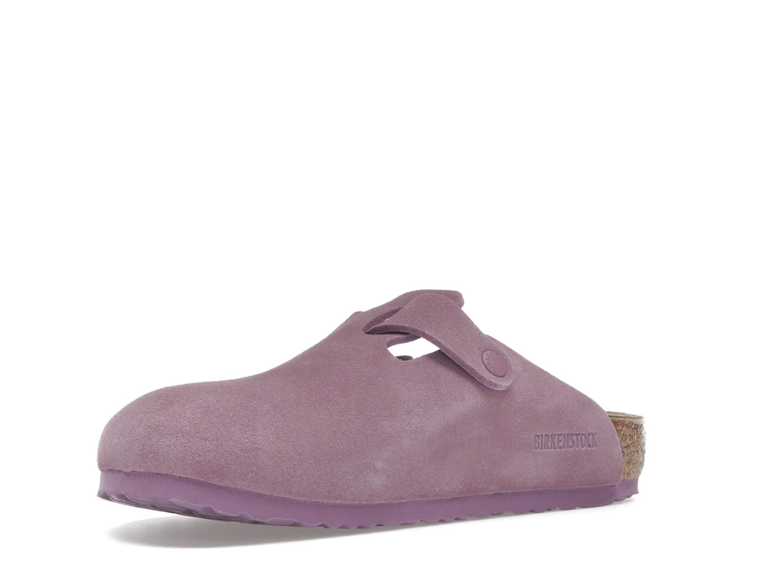 Birkenstock Boston Suede Leather Mauve