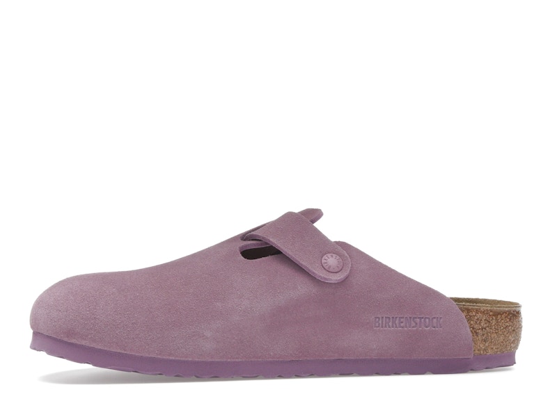 Birkenstock Boston Suede Leather Mauve
