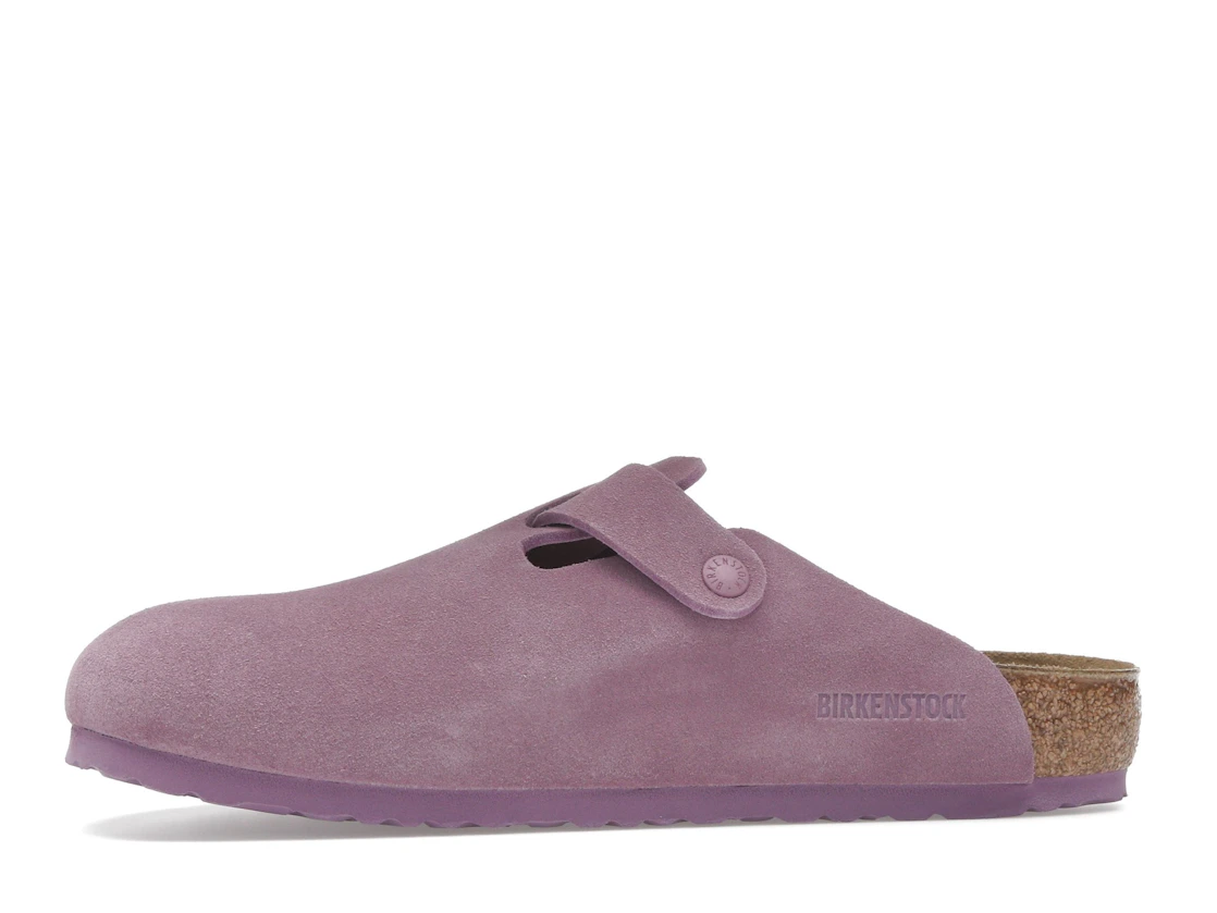 Birkenstock Boston Suede Leather Mauve