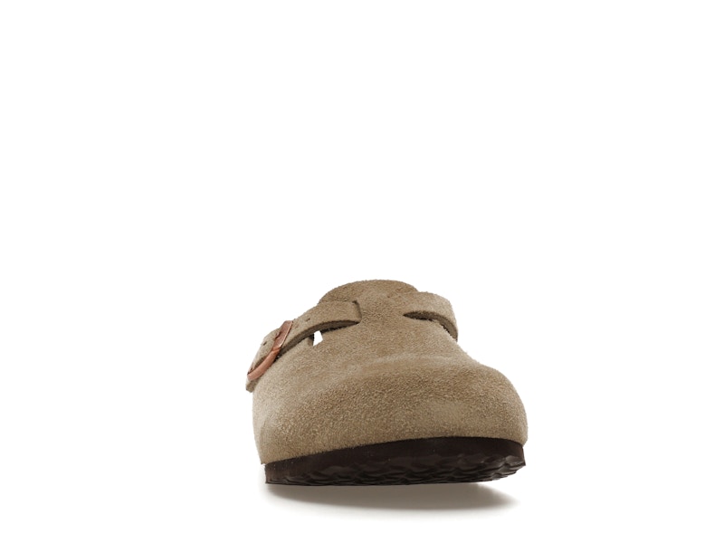 Birkenstock Boston Suede Taupe (Narrow Fit) (Kids)