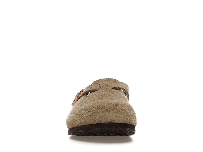 Birkenstock Boston Suede Taupe (Narrow Fit) (Kids)