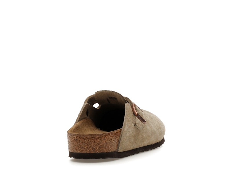 Birkenstock Boston Suede Taupe (Narrow Fit) (Kids)