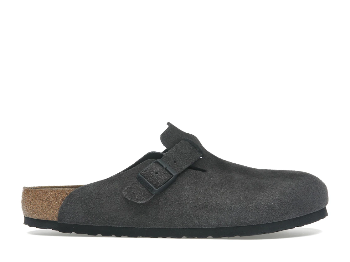 Birkenstock Boston Suede Velvet Grey