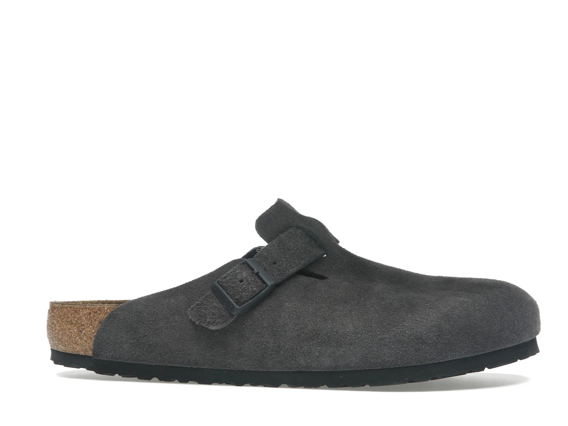 Birkenstock Boston Suede Velvet Grey