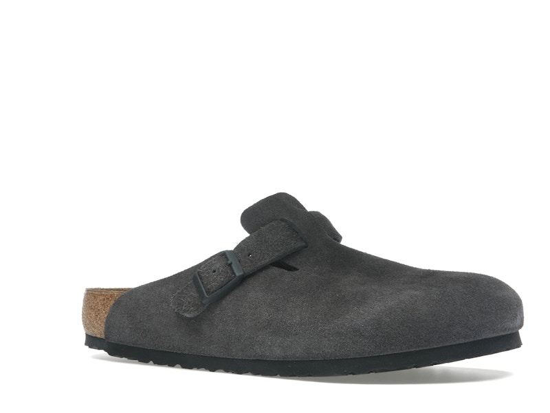 Birkenstock Boston Suede Velvet Grey