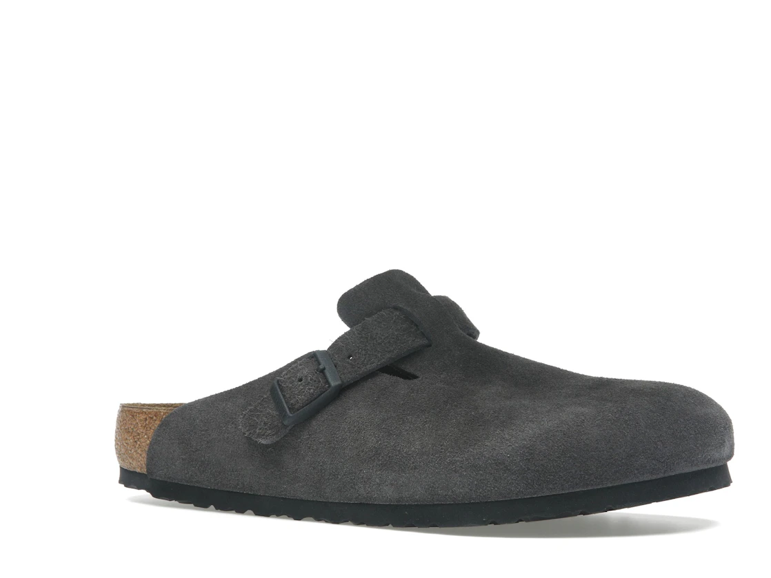 Birkenstock Boston Suede Velvet Grey