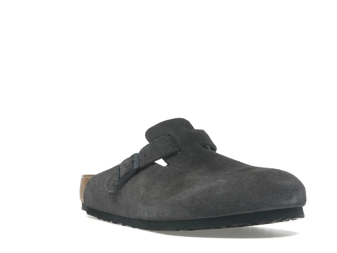 Birkenstock Boston Suede Velvet Grey
