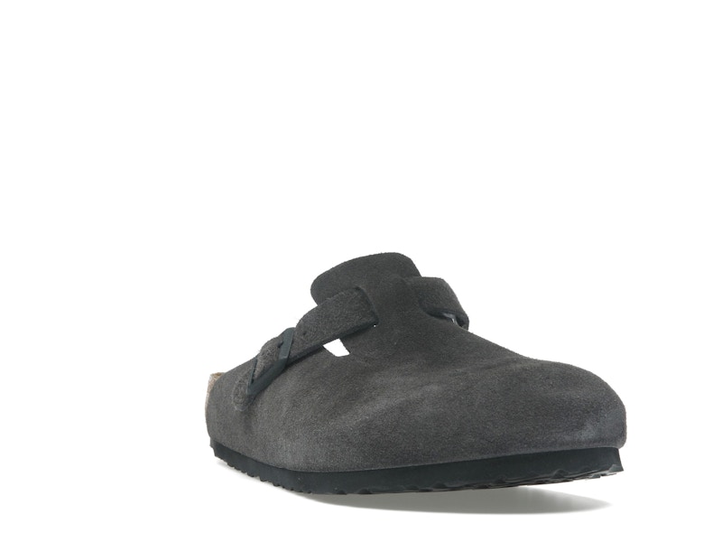 Birkenstock Boston Suede Velvet Grey