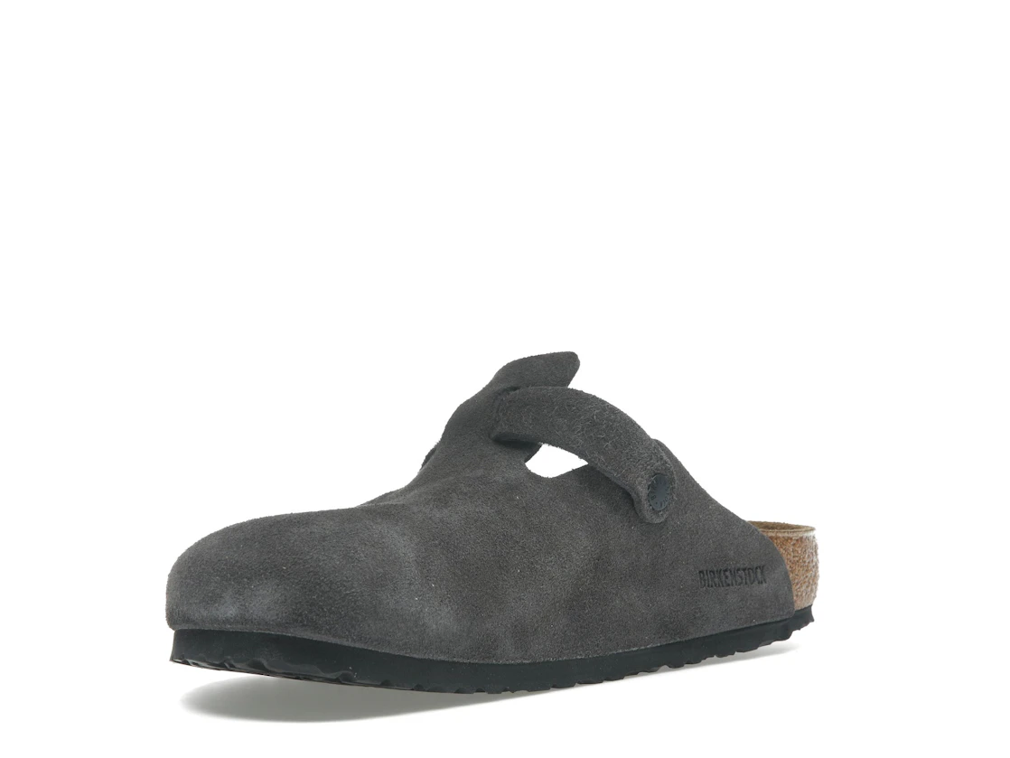 Birkenstock Boston Suede Velvet Grey