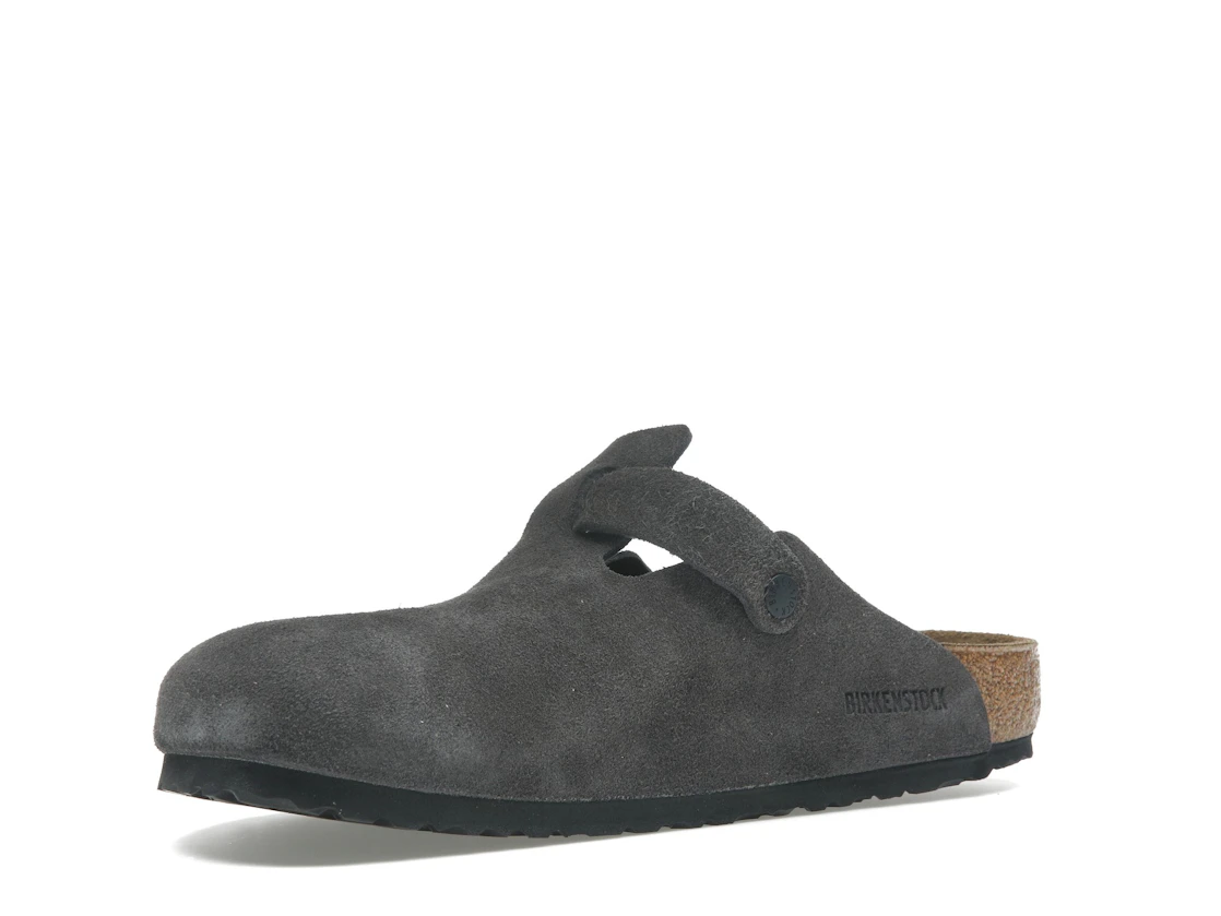 Birkenstock Boston Suede Velvet Grey