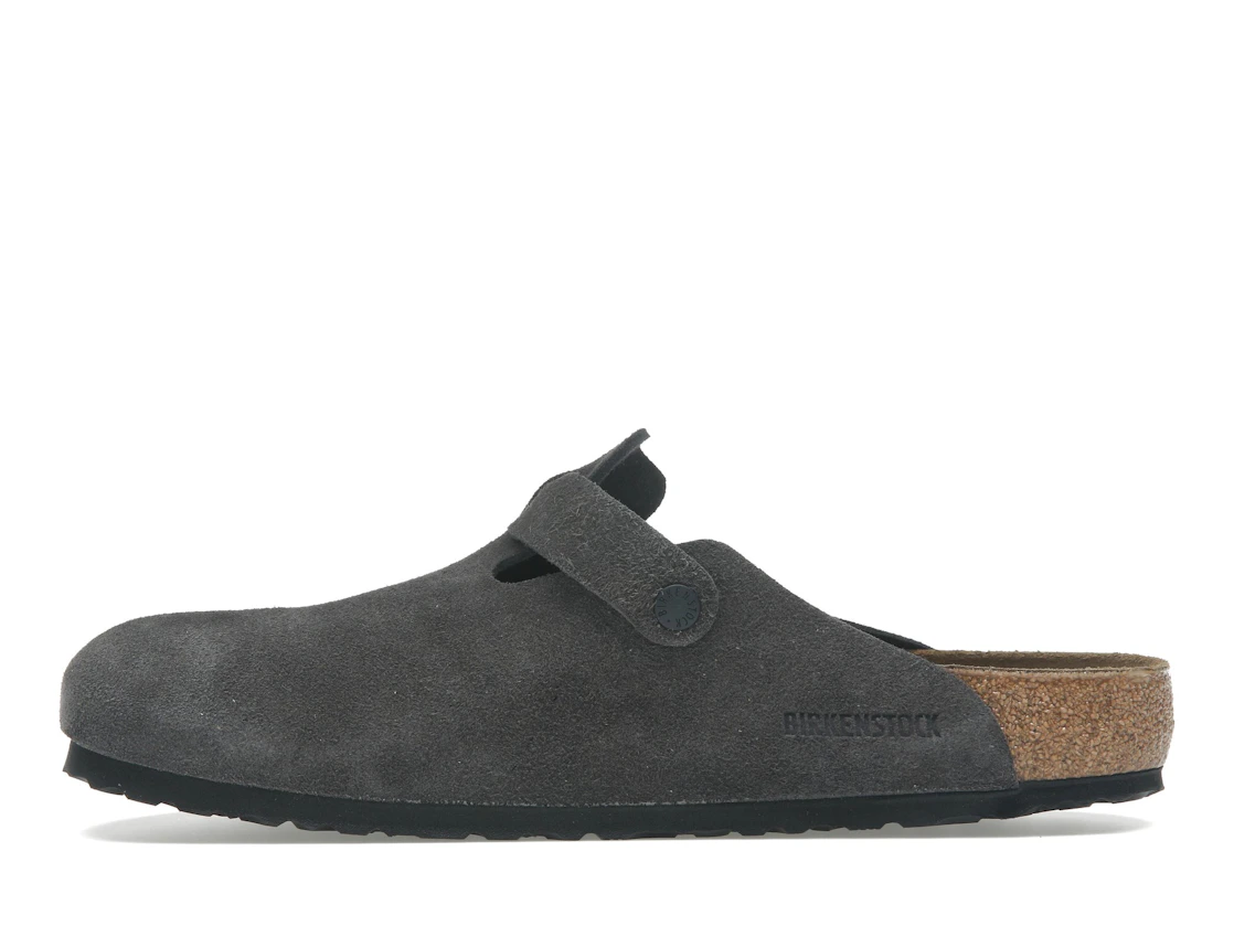 Birkenstock Boston Suede Velvet Grey