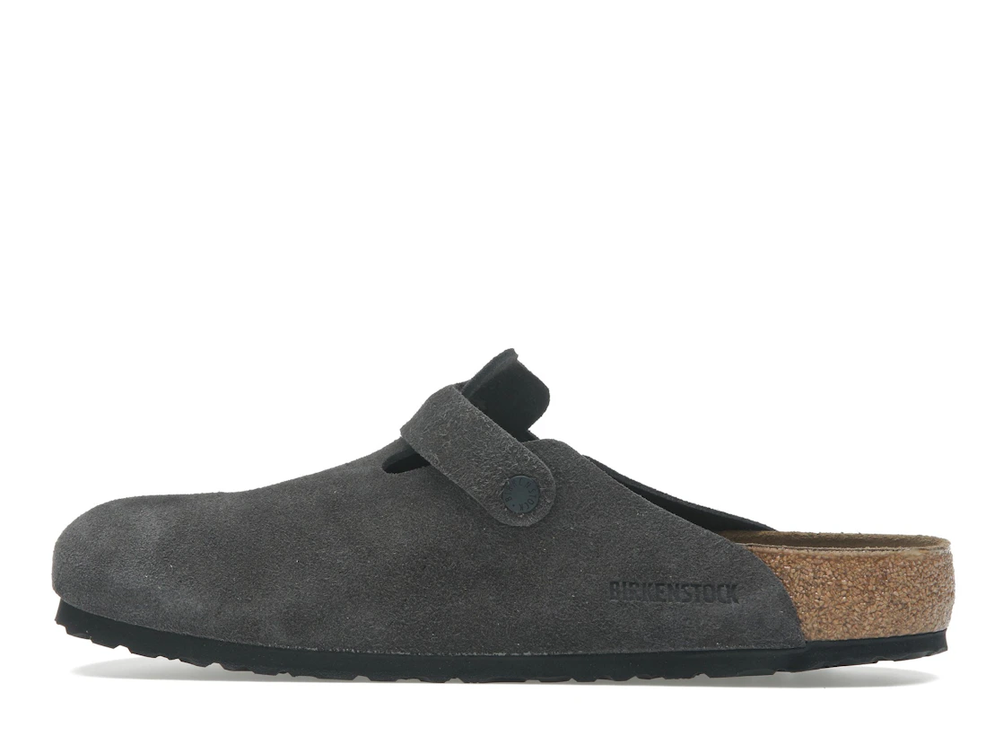 Birkenstock Boston Suede Velvet Grey