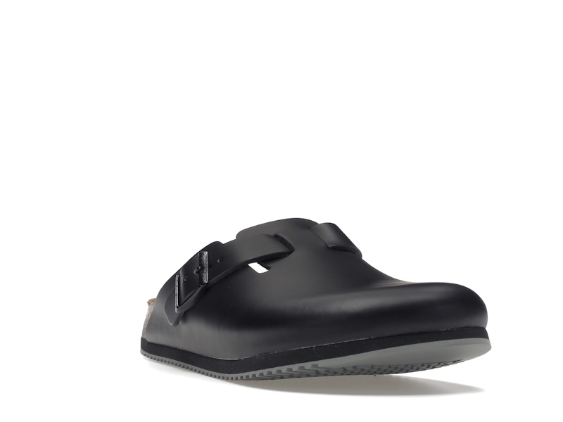 Birkenstock Boston Super Grip Leather Black