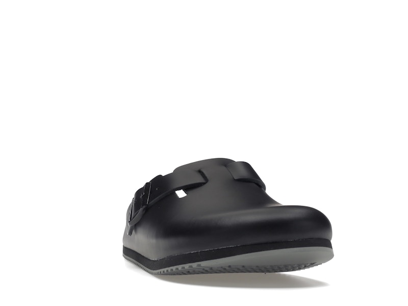 Birkenstock Boston Super Grip Leather Black