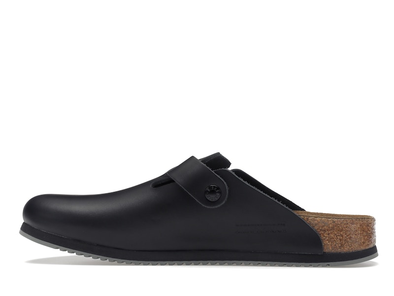Birkenstock Boston Super Grip Leather Black