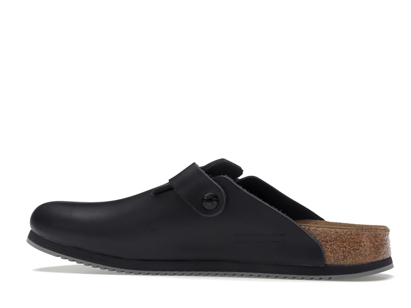 Birkenstock Boston Super Grip Leather Black