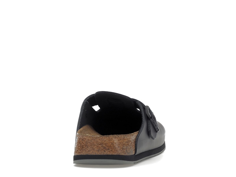 Birkenstock Boston Super Grip Leather Black