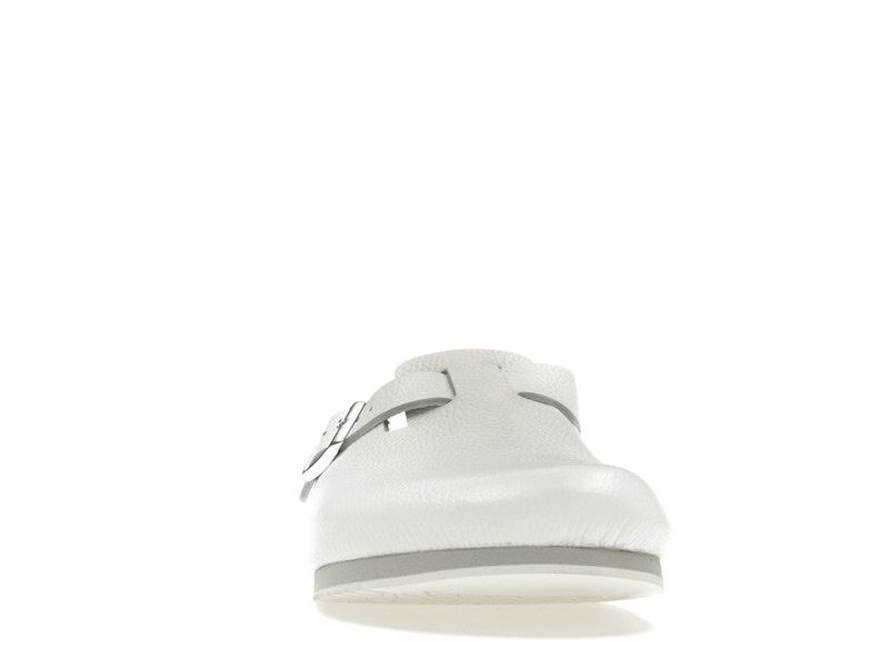 Birkenstock Boston Super Grip Leather White