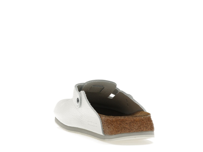 Birkenstock Boston Super Grip Leather White