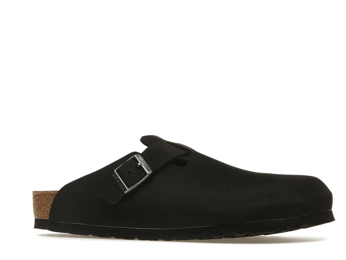 Birkenstock Boston Vegan Birkibuc Black