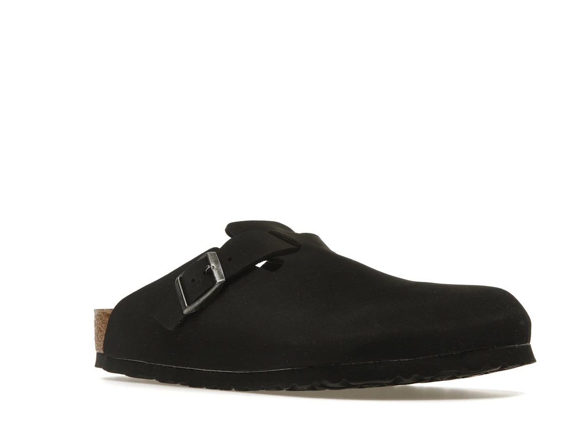 Birkenstock Boston Vegan Birkibuc Black