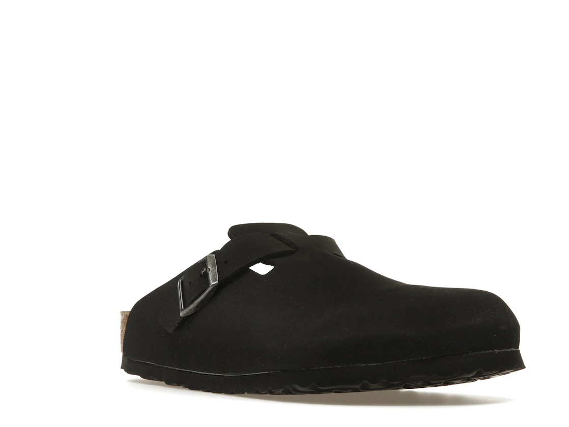 Birkenstock Boston Vegan Birkibuc Black