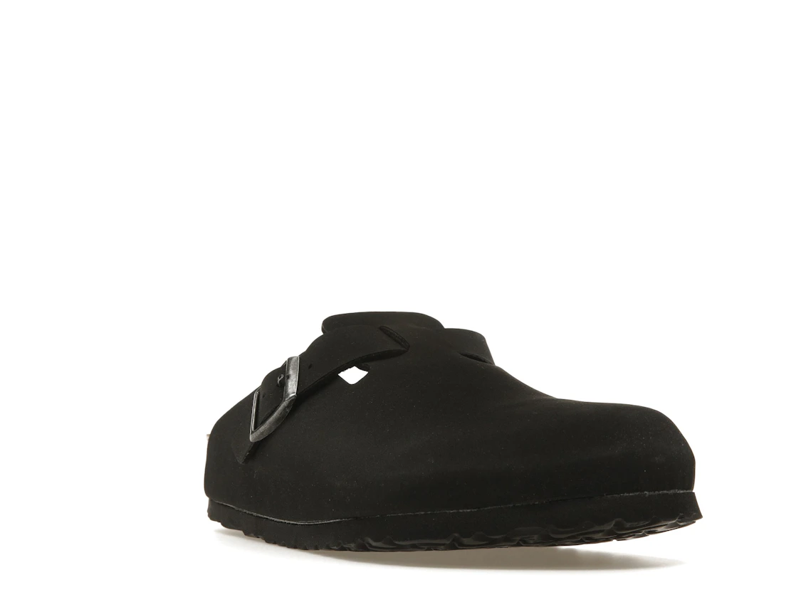 Birkenstock Boston Vegan Birkibuc Black