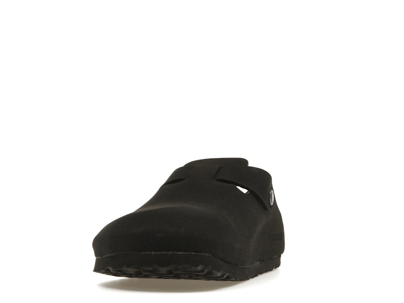 Birkenstock Boston Vegan Birkibuc Black