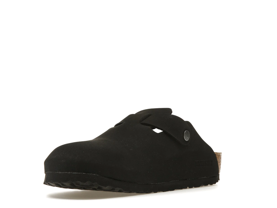 Birkenstock Boston Vegan Birkibuc Black