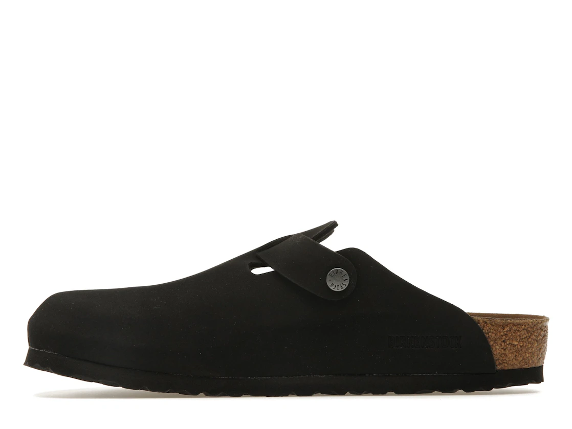 Birkenstock Boston Vegan Birkibuc Black