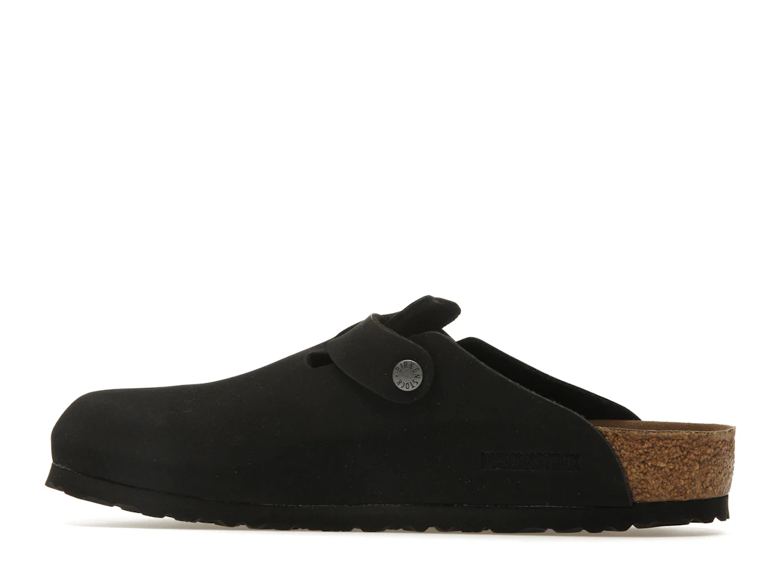 Birkenstock Boston Vegan Birkibuc Black