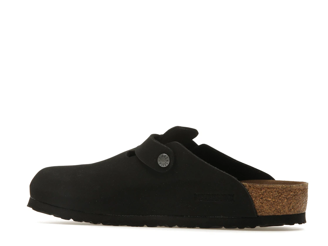 Birkenstock Boston Vegan Birkibuc Black