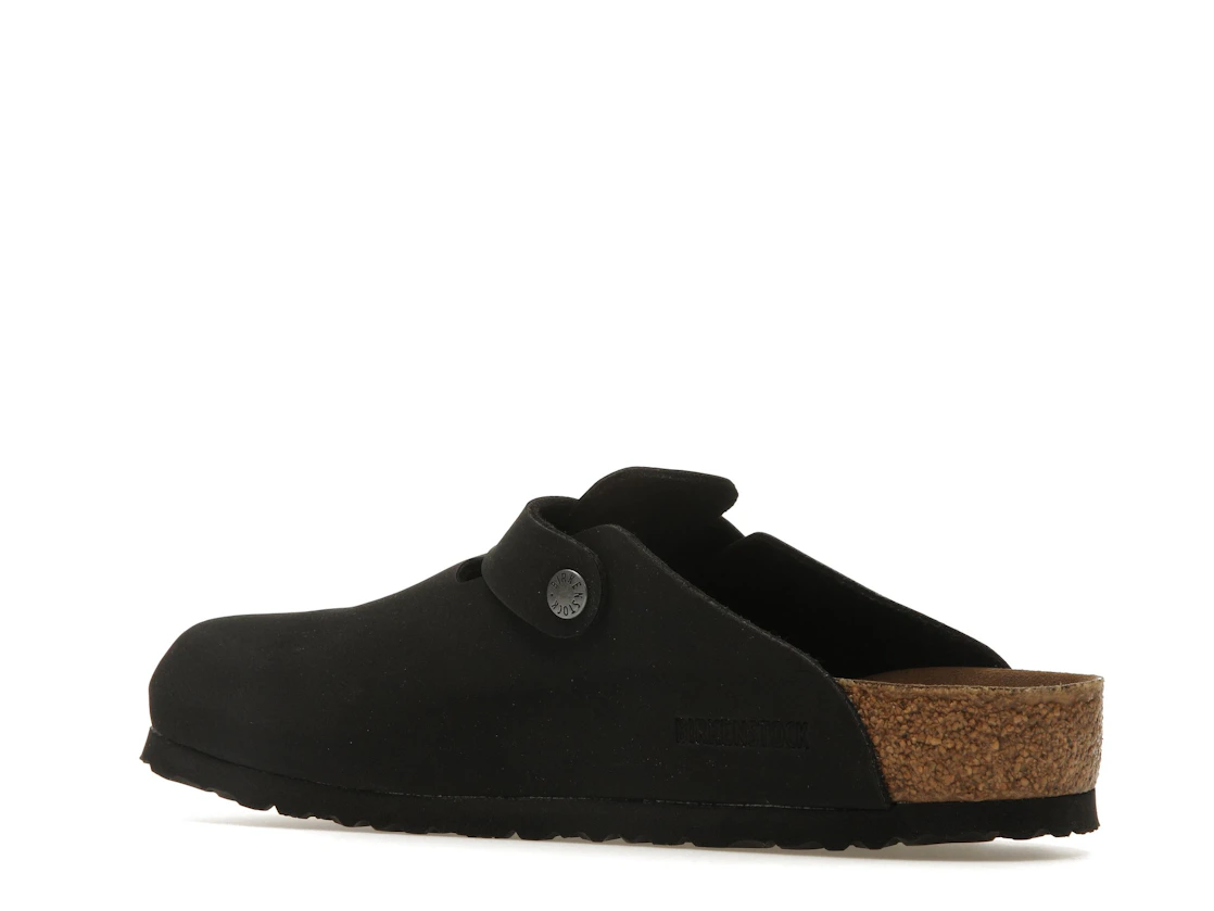 Birkenstock Boston Vegan Birkibuc Black